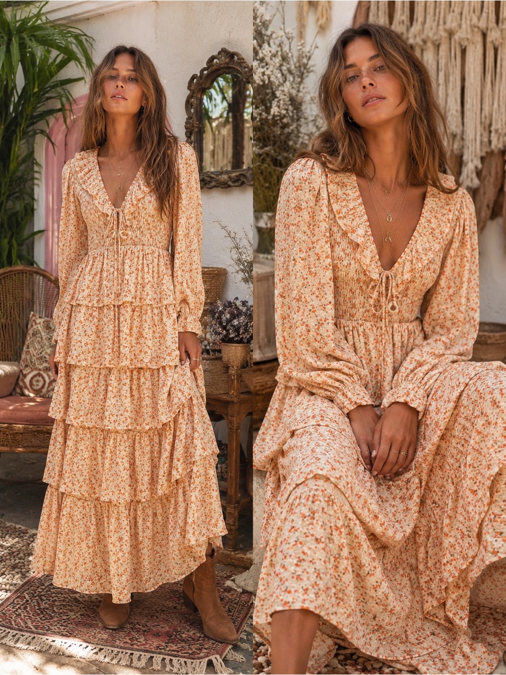 JUST ME | Sunkissed Meadow Maxi